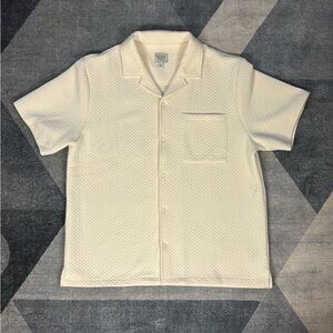 Jason Wu Textured Cream Button Down Shirt